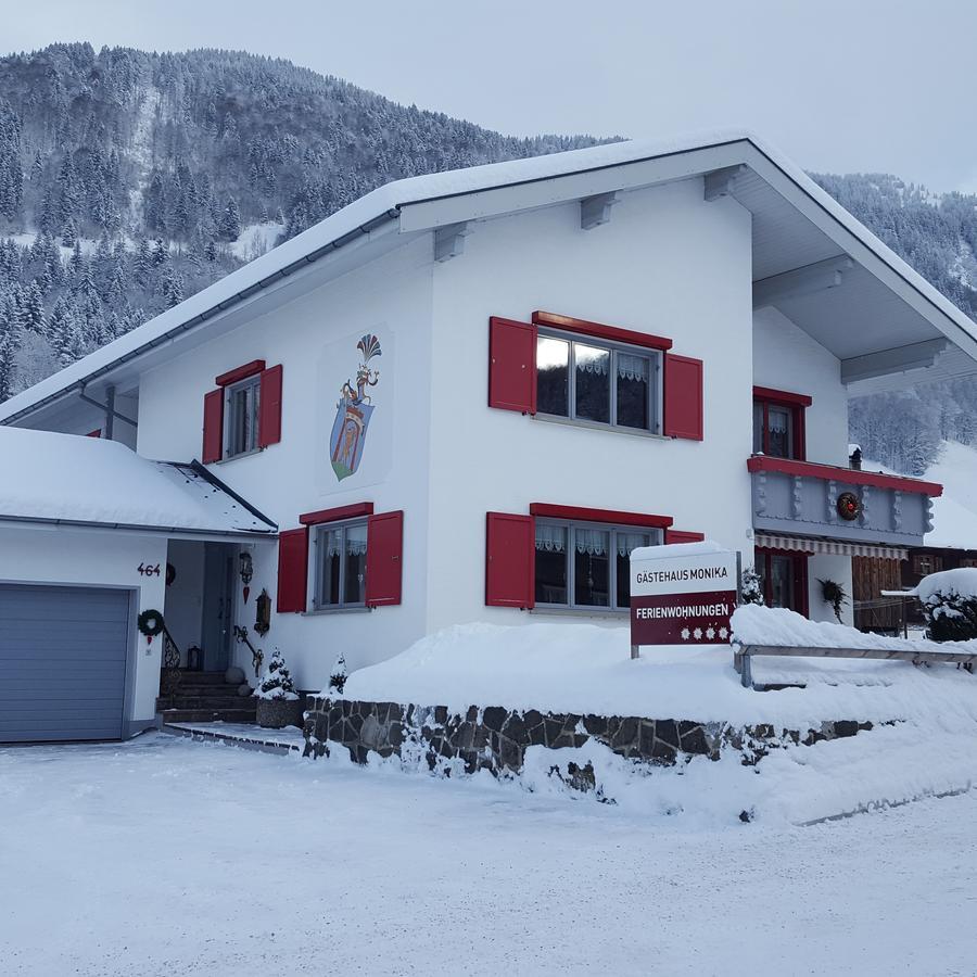 Appartements Gastehaus Monika Bezau Dış mekan fotoğraf